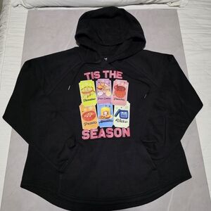 Black Hoodie with Colorful Graphic